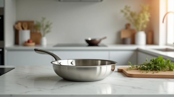 Poêle inox : le choix malin pour une cuisine saine et élégante