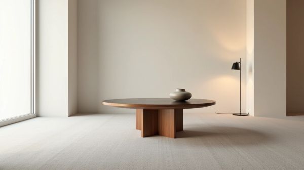 Table basse ronde : le centre d'attention de votre salon